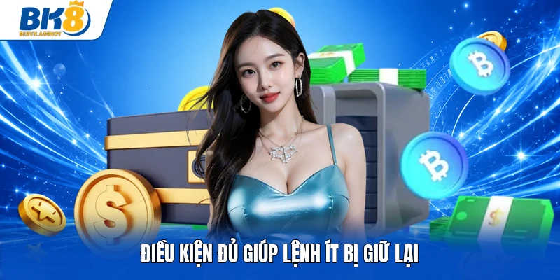 Điều kiện đủ giúp lệnh ít bị giữ lại